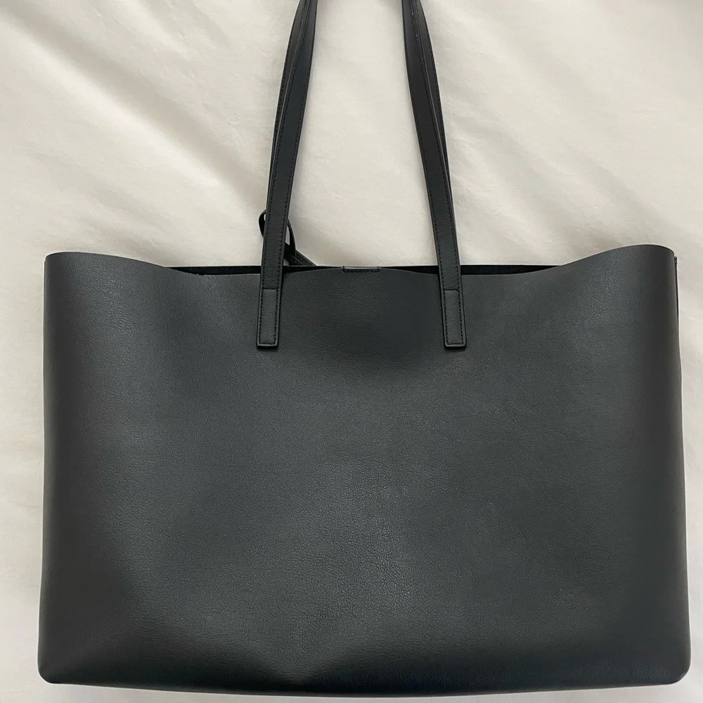 Saint Laurent Leather Shopping Tote - Picture 2 of 15